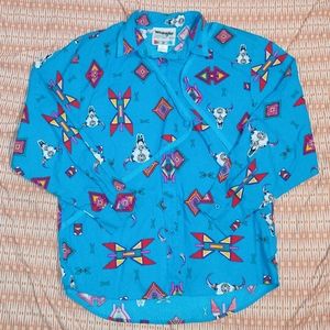 🤠SOLD🤠90's Wrangler Button Up